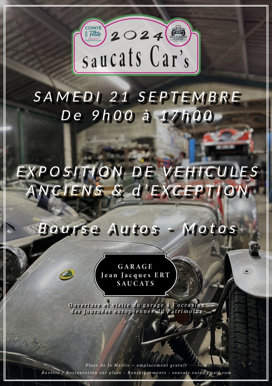 expo voitures saucats CDF COMITE DES FETES DE SAUCATS